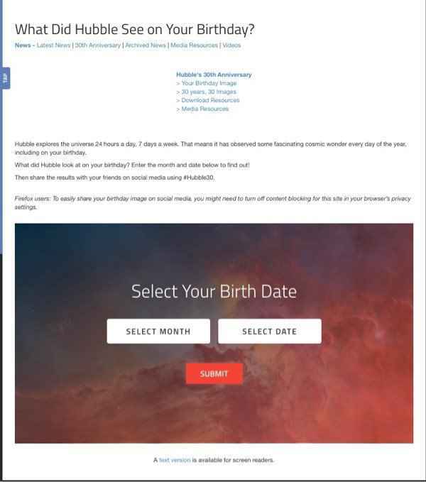 你生日那天的宇宙是什么梗？你生日那天的宇宙是什么样的查询地址入口