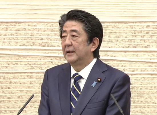  日本首相安倍晋三（NHK）