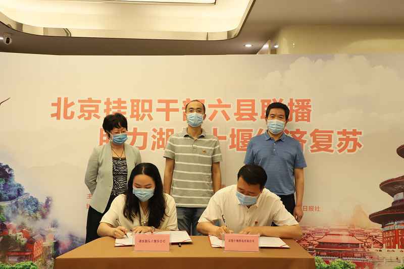 北京挂职干部六县联播扶贫，合力为湖北搭把手