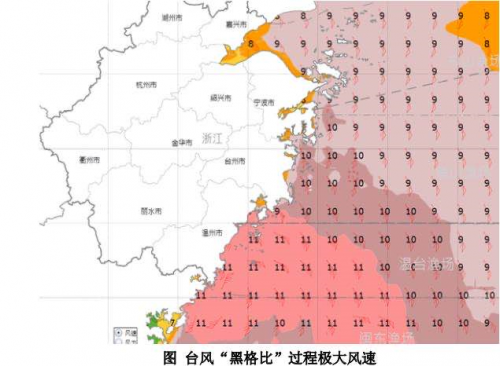 2020温州台风最新消息今天：台风黑格路径实时天气