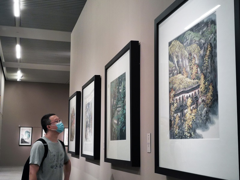 苗重安绘画展，亮相国博