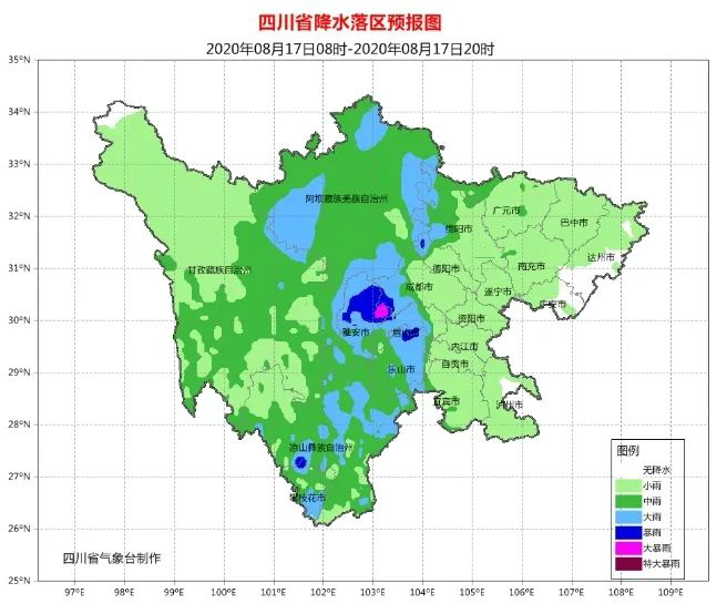 四川局地特大暴雨 暴雨车轮战继续、最新天气预报