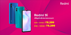 Redmi 9i亮相印度市场:760元起,续航是一大亮点