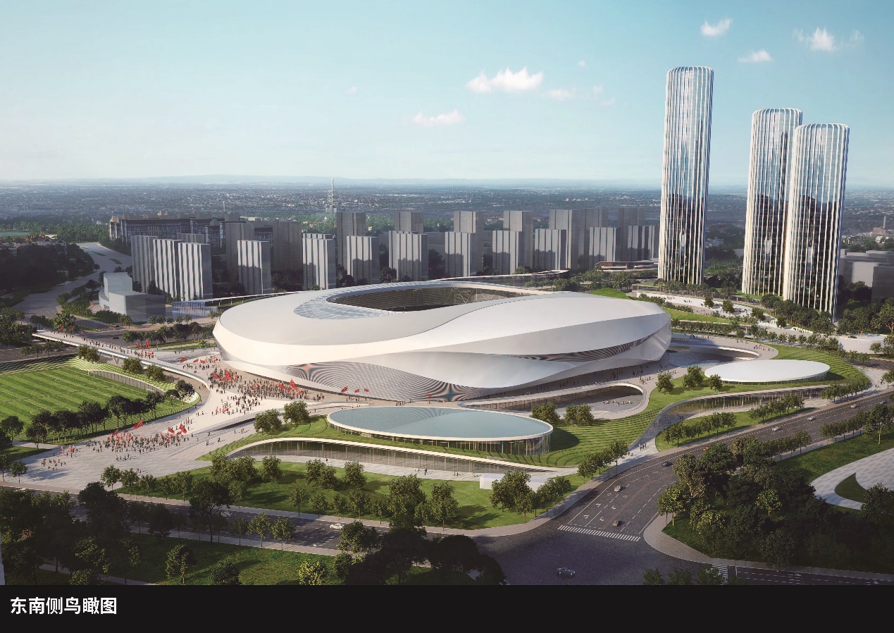 亚洲杯青岛青春足球场项目打造靓丽“城市名片”