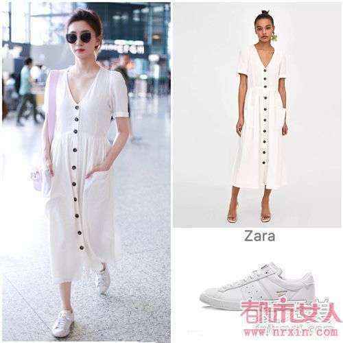 ZARA的白色连衣裙明星都在穿 裙子上加排扣子就这么时髦? ZARA的白色连衣裙明星都在穿 裙子上加排扣子就这么时髦?