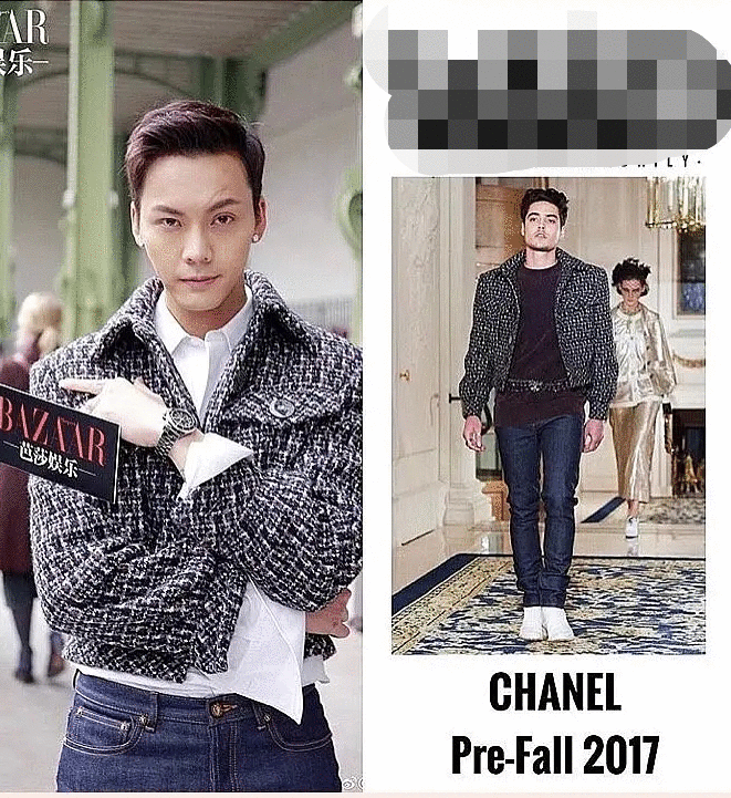 同穿奢牌，王一博只借到女款，陈伟霆却受青睐男款加身，差距立现