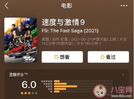 速度与激情9好看吗豆瓣评分多少 速度与激情9评价影评汇总