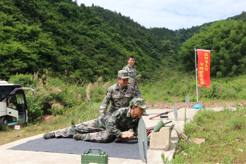 民兵比武竞赛有兵味、有战味